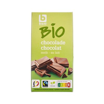 Chocolate leche orgánico 100 grs